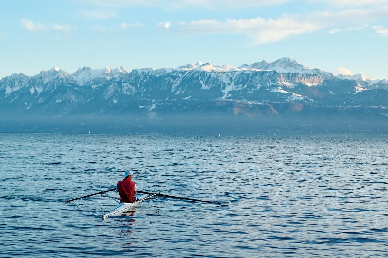 rudder, geneva, lake, lake geneva, switzerland, water, mood, nature, outlook, boat, lausanne, ouchy, montreux